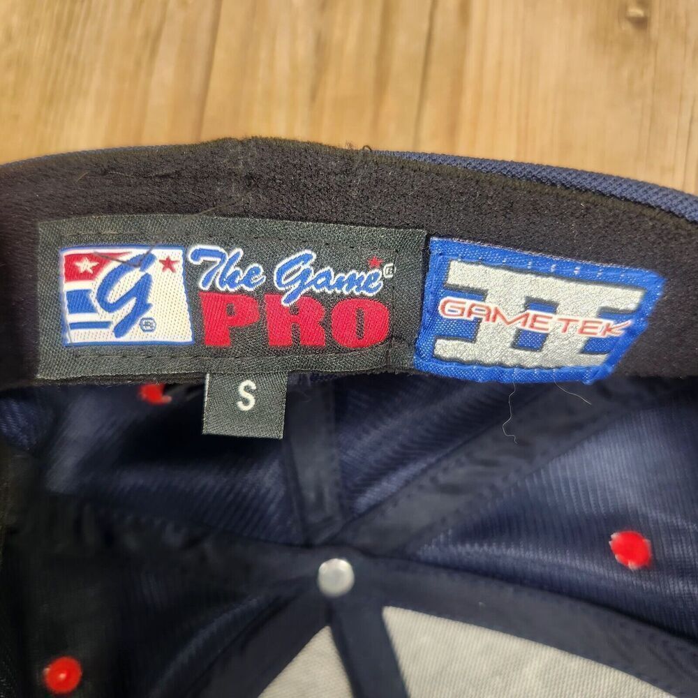 Washington Nationals New Balance The Game Pro Sz S Hat Cap Blue Red MLB Baseball - Picture 10 of 13